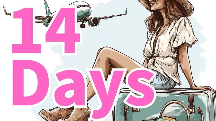 14 days trip japan