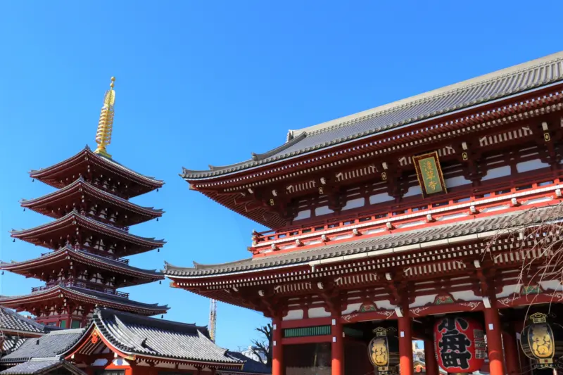 Senso-ji Temple in Asakusa, Tokyo