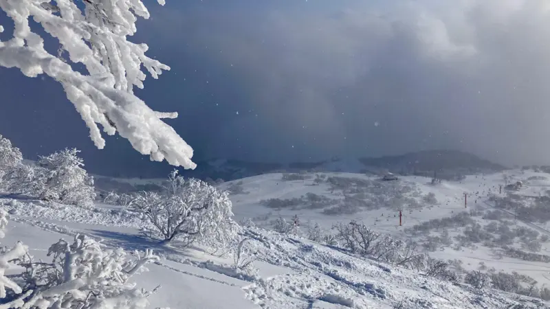 Ski slopes in Niseko Hokkaido