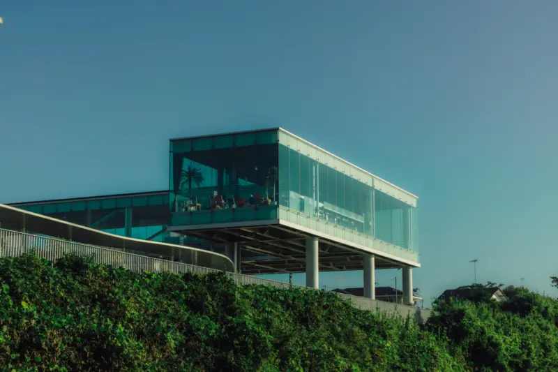 Hitachi Station with ocean view