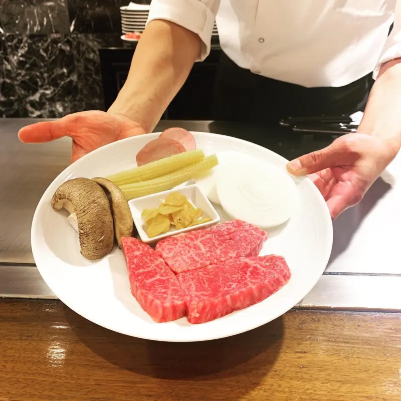 Delicious Kobe Beef served at a restaurant in Kobe