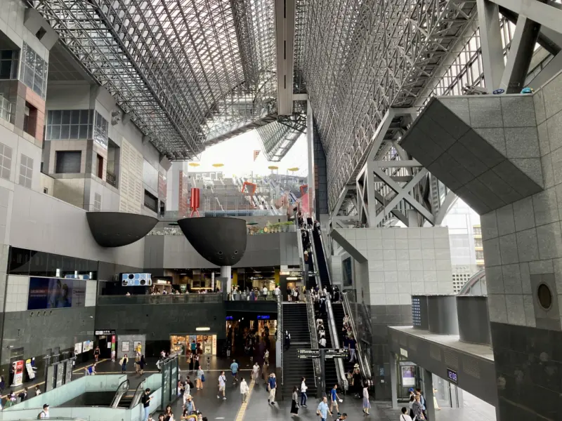 Modern architecture of Kyoto Station