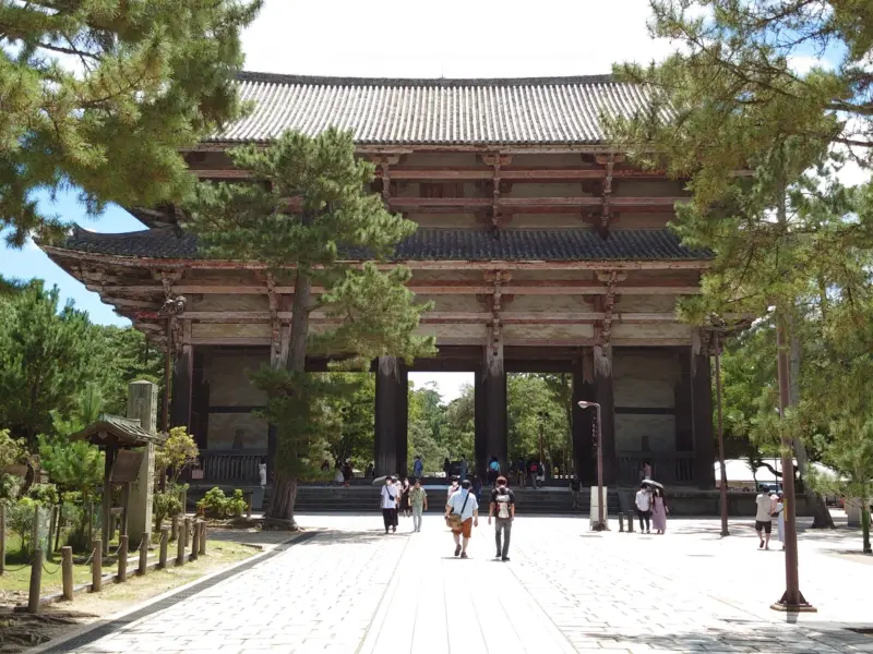 Nandaimon Gate at Todaiji Temple