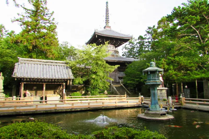 Entrance to Ryozenji Temple, the first stop of the Shikoku Pilgrimage