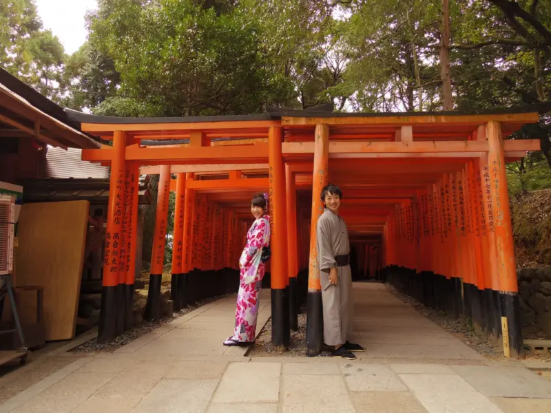 Fushimi Inari Shrine’s red torii gates