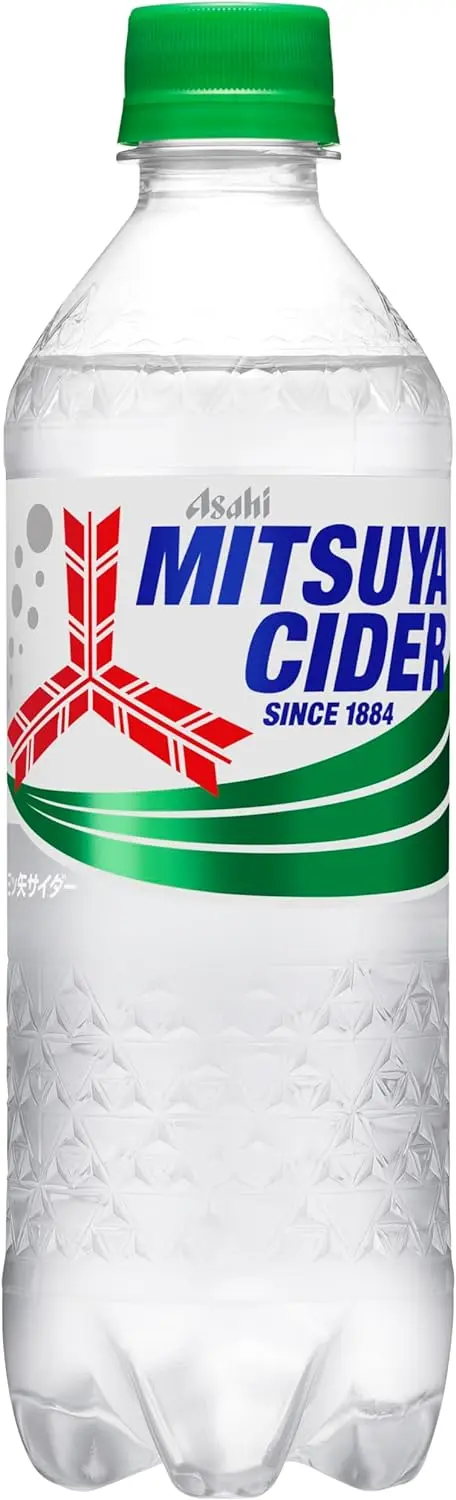 Mitsuya Cider bottle with refreshing carbonation