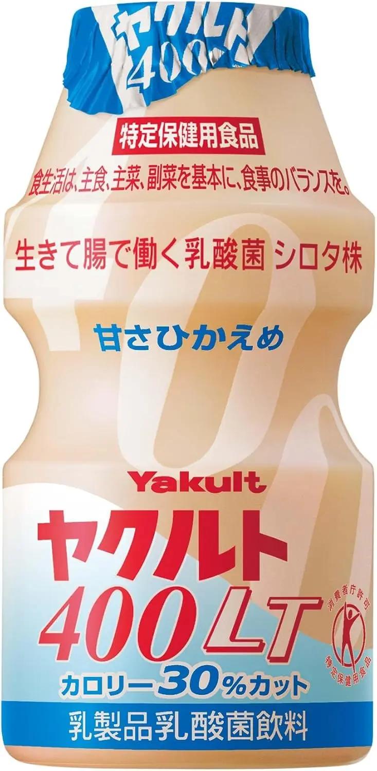 Yakult probiotic drink in small bottles