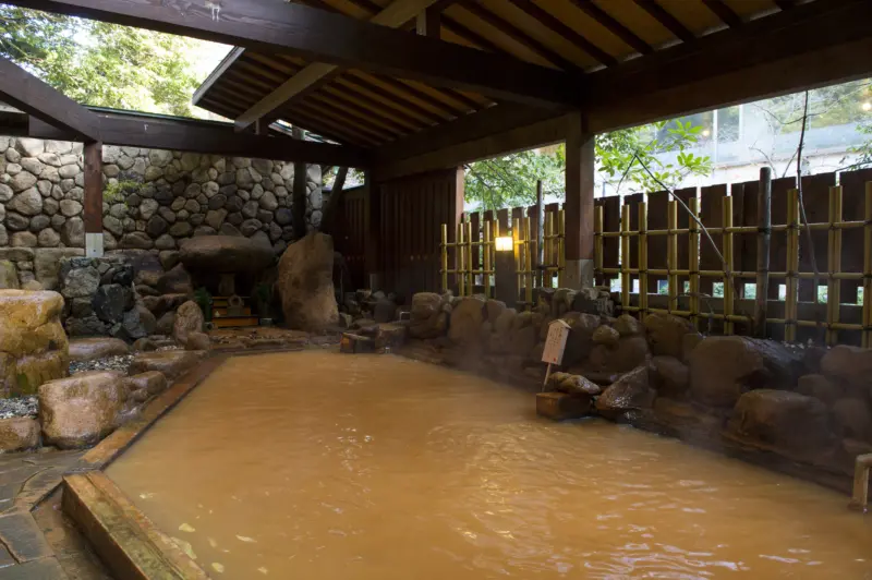 Traditional hot spring in Arima Onsen