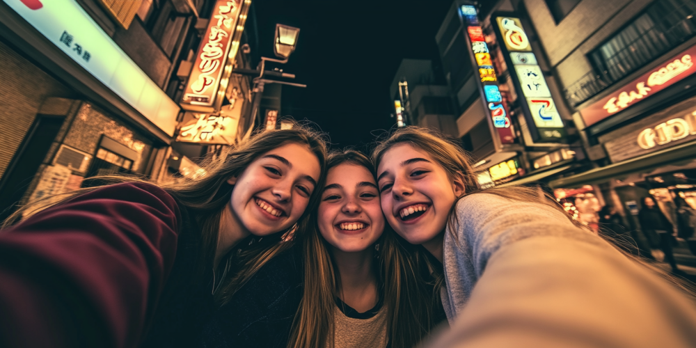Foreign women traveling to Japan