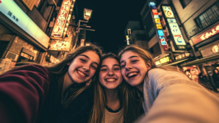 Foreign women traveling to Japan