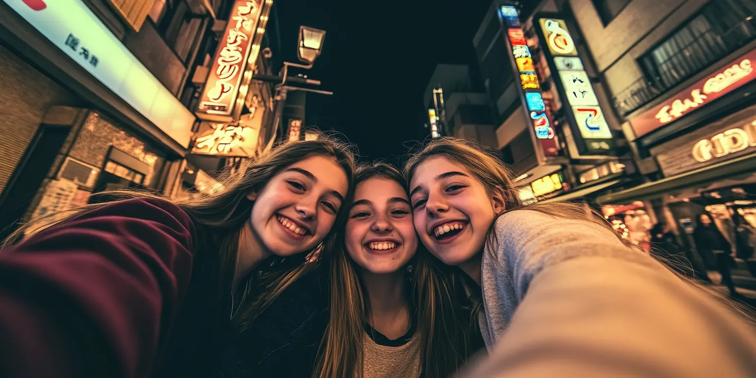 Foreign women traveling to Japan