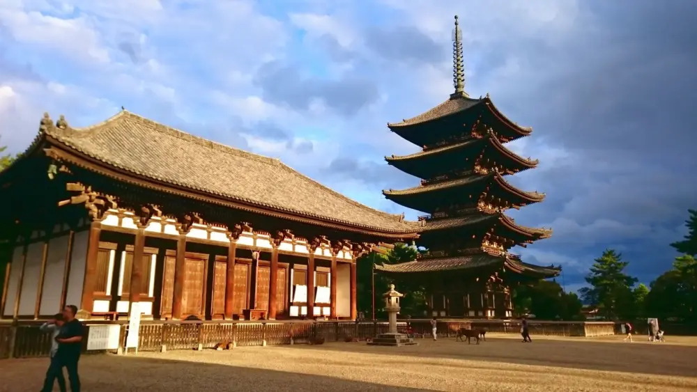 The five-story pagoda at Kofukuji Temple in Nara