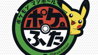 Pokémon manhole cover logo.