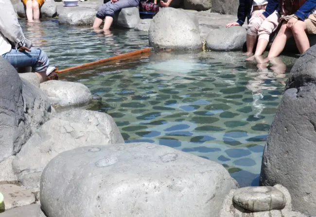 The tranquil hot spring town of Gero Onsen, surrounded by scenic mountain landscapes.