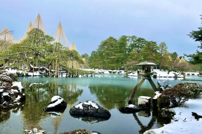 The tranquil Kenrokuen Garden, a symbol of Kanazawa’s natural beauty and history.