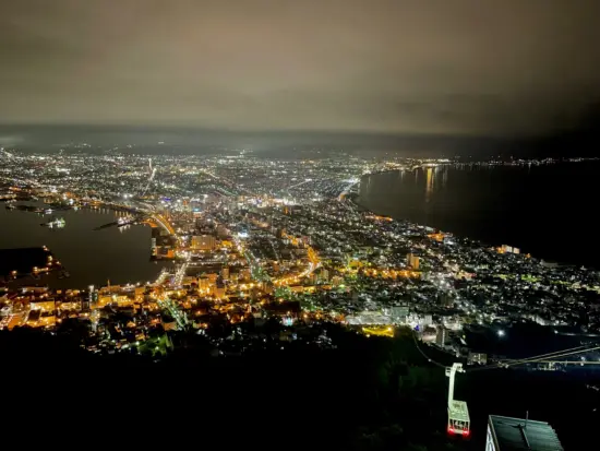 The night view from Mount Hakodate, considered one of the world’s most beautiful.