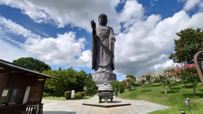 The towering Ushiku Daibutsu, one of the world’s largest Buddha statues.