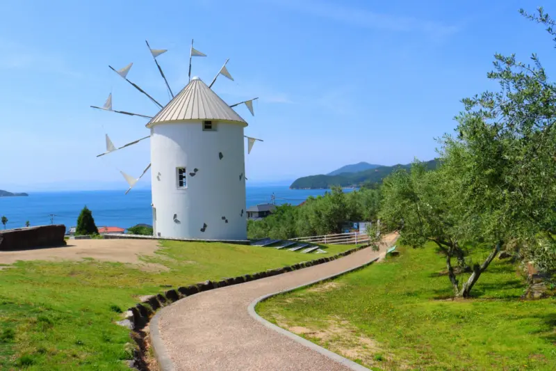 Shodoshima Olive Park, a peaceful spot in Kagawa.