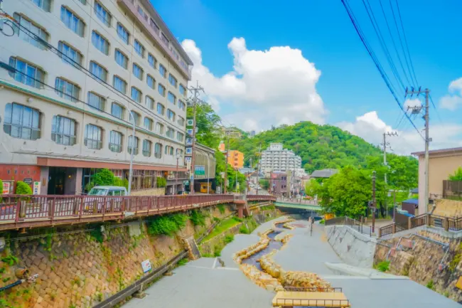 The soothing waters of Arima Onsen, a historic retreat in Hyogo.