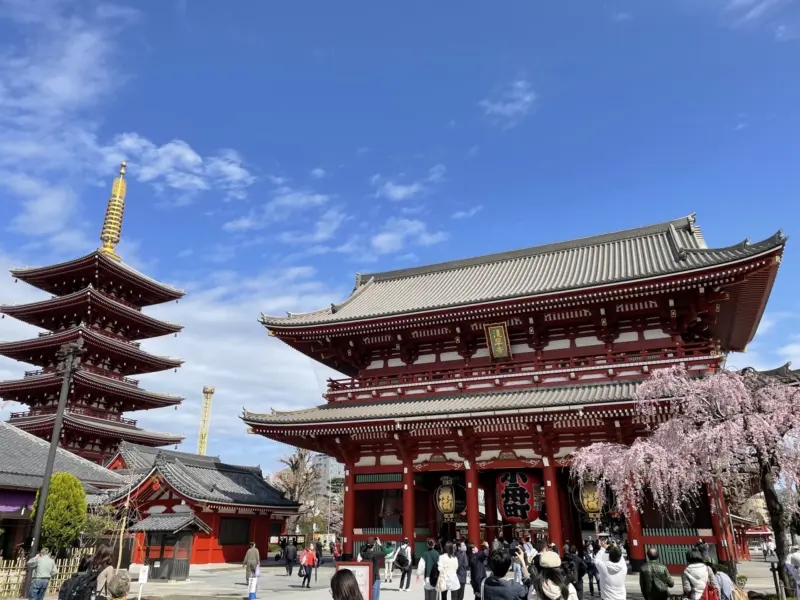 The towering Hozomon Gate, guarding the entrance to Senso-ji’s main hall.