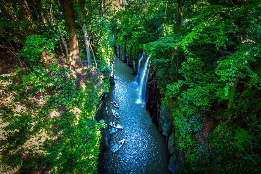 Takachiho Gorge, a breathtaking natural wonder in Miyazaki.