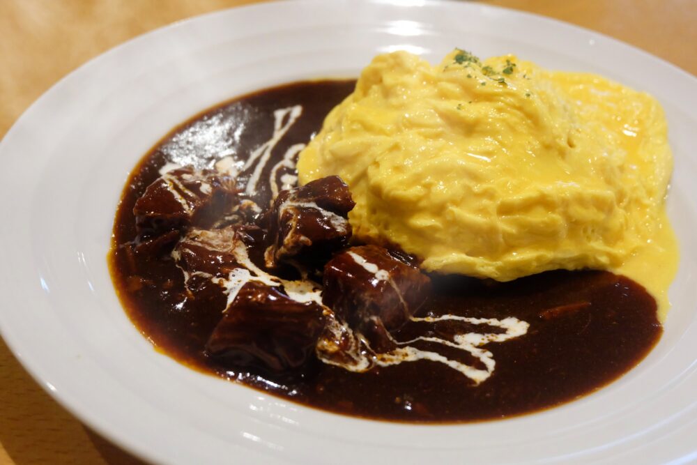 omurice at Osaka