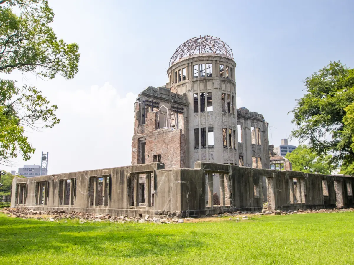 The Atomic Bomb Dome in Hiroshima, symbolizing peace and recognized as a Japan UNESCO World Heritage Site.