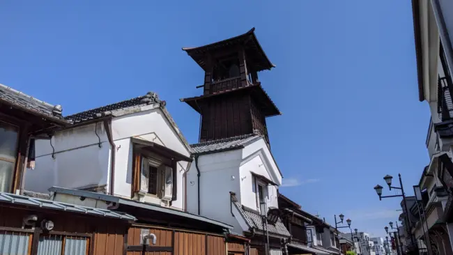 The traditional streets of Kawagoe, showcasing its rich Edo-era heritage.