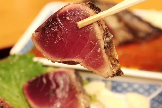 Kochi Specialty: Seared Bonito (Katsuo no Tataki)