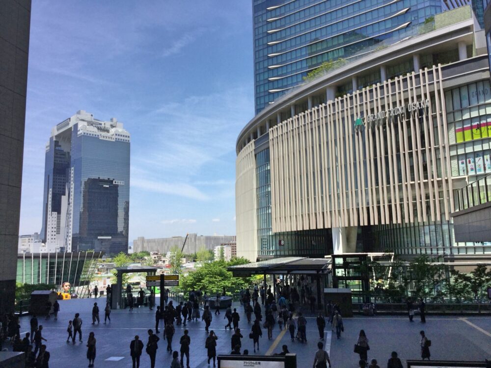 The futuristic Umeda Sky Building Osaka, a top attraction for architecture lovers.