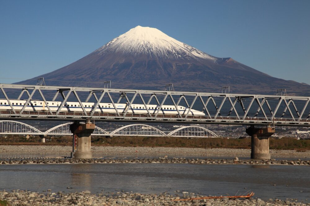 See Mount Fuji from the Train
