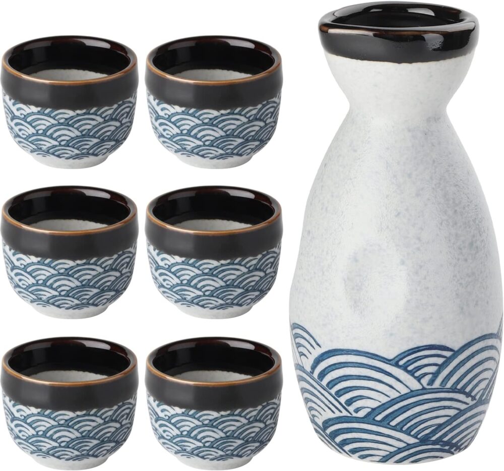 Ceramic Japanese Sake Set