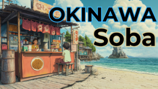 boy eats okinawa soba