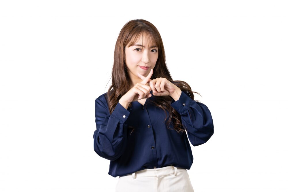 "Cross" Hand Signs