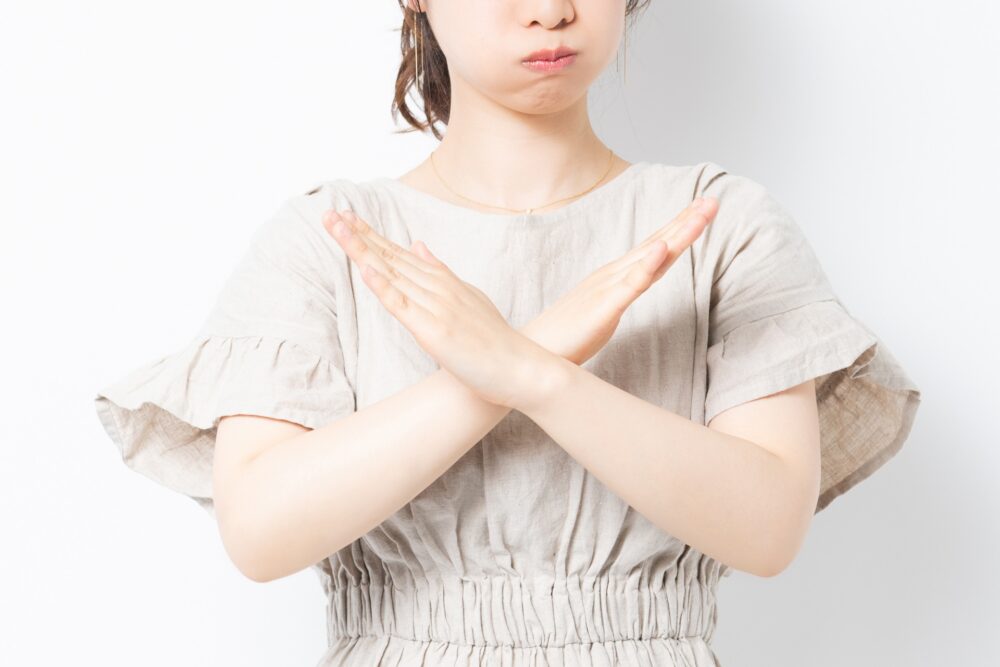 "Cross" Hand Signs