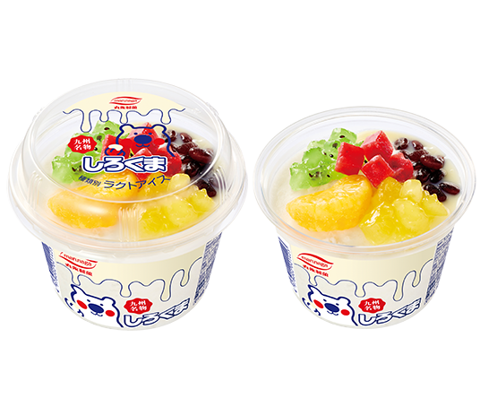 A pre-packaged Shirokuma Ice cup sold in a Japanese convenience store.